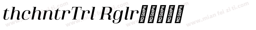AthachantrTrial Regular字体转换
